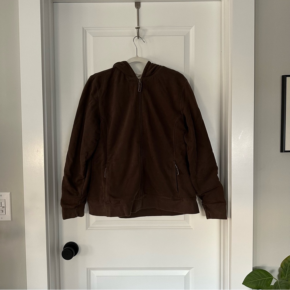 L.L. Bean Fleece Hooded Zip-Up